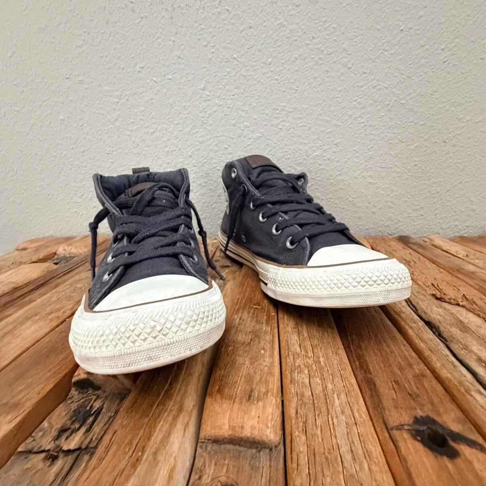 Converse Chuck Taylor All Star Street Mid Charcoal Gray Mens 7 148389C - Picture 4 of 9